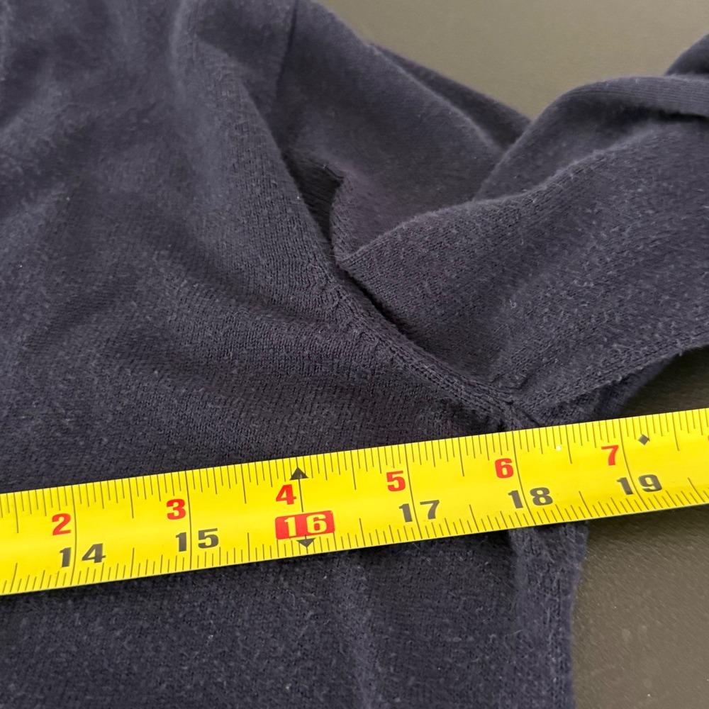 Lauren Ralph Lauren Sweater Womens Medium Blue Gold Buttons Preppy Academia - Picture 11 of 14